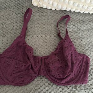 Bare Necessities Lace Underwire Bra in Deep Purple Minimizer bra BRAND NEW